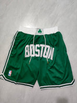 JUST DON Boston Celtics Pocket Shorts