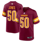 Andre Jones Jr. Washington Commanders Nike Team Game Jersey -  Burgundy