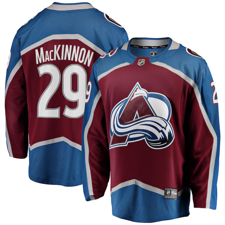 Nathan MacKinnon Colorado Avalanche   Breakaway  Jersey - Burgundy