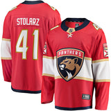 Anthony Stolarz Florida Panthers   Home Breakaway Jersey - Red