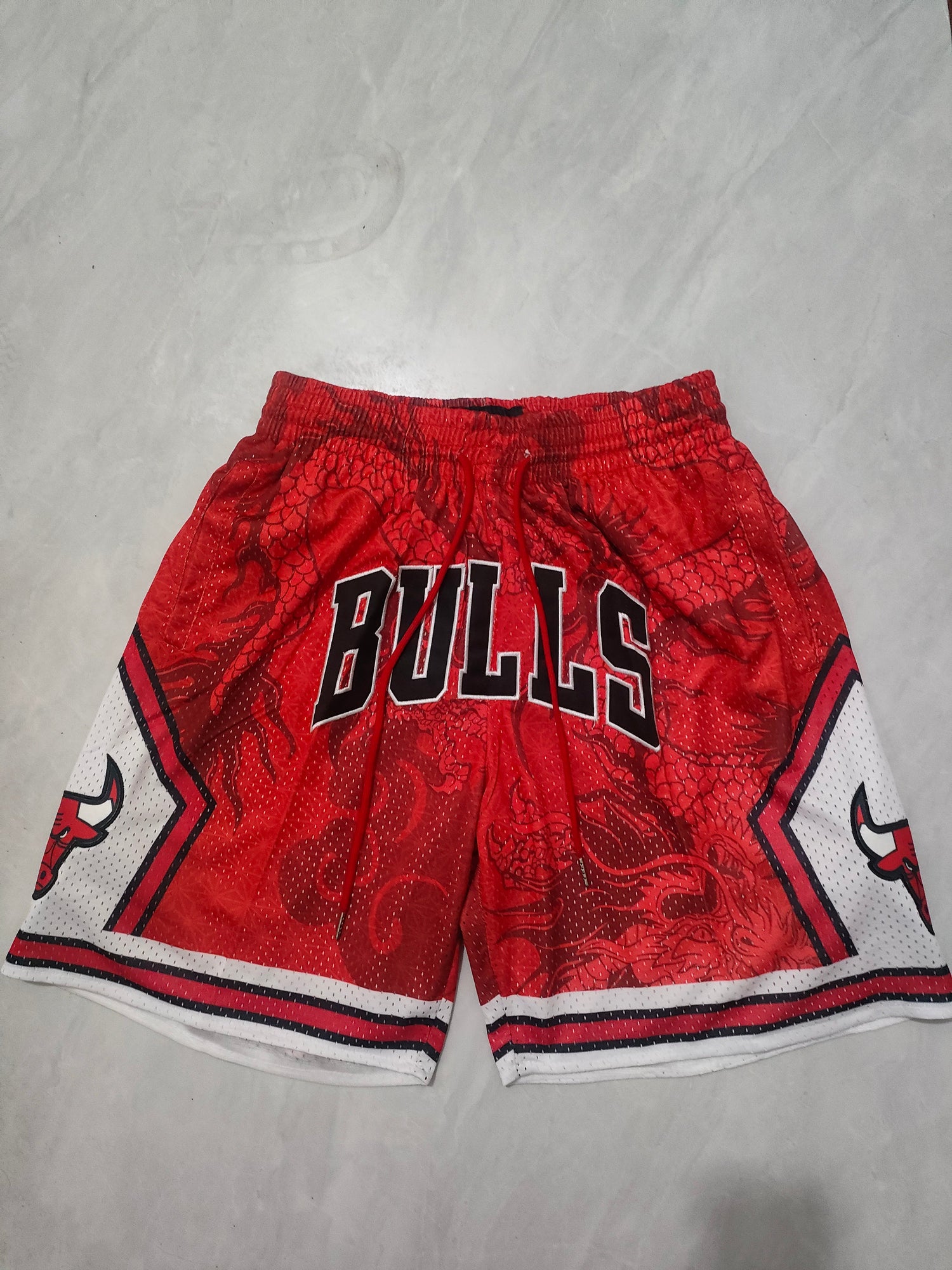 JUST DON Chicago Bulls Dragon Year Limited Edition Pocket Shorts
