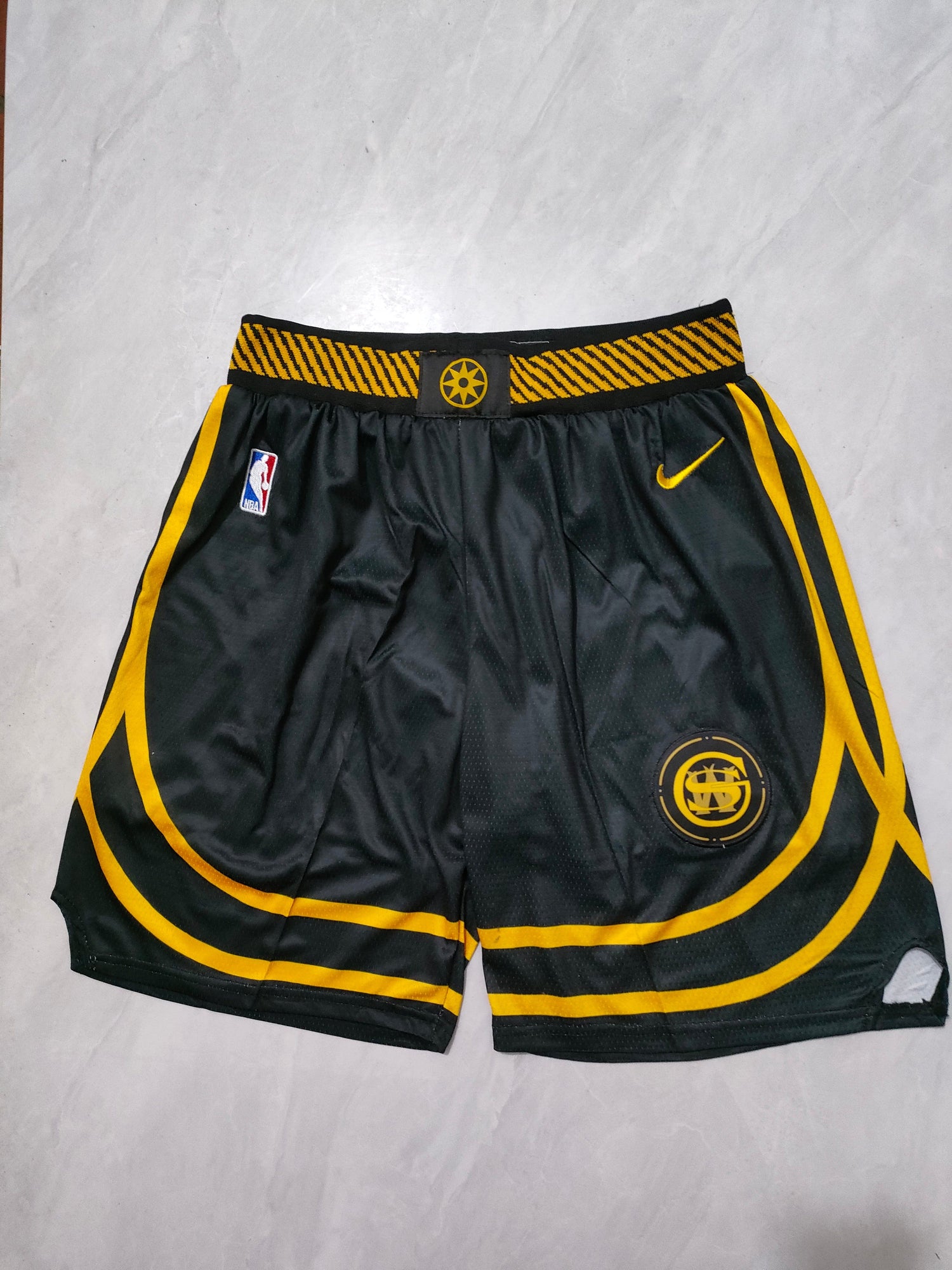 Golden State Warriors 24 Black City Edition Shorts