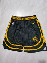 Golden State Warriors 24 Black City Edition Shorts