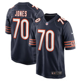 Braxton Jones Chicago Bears Nike Game   Jersey - Navy