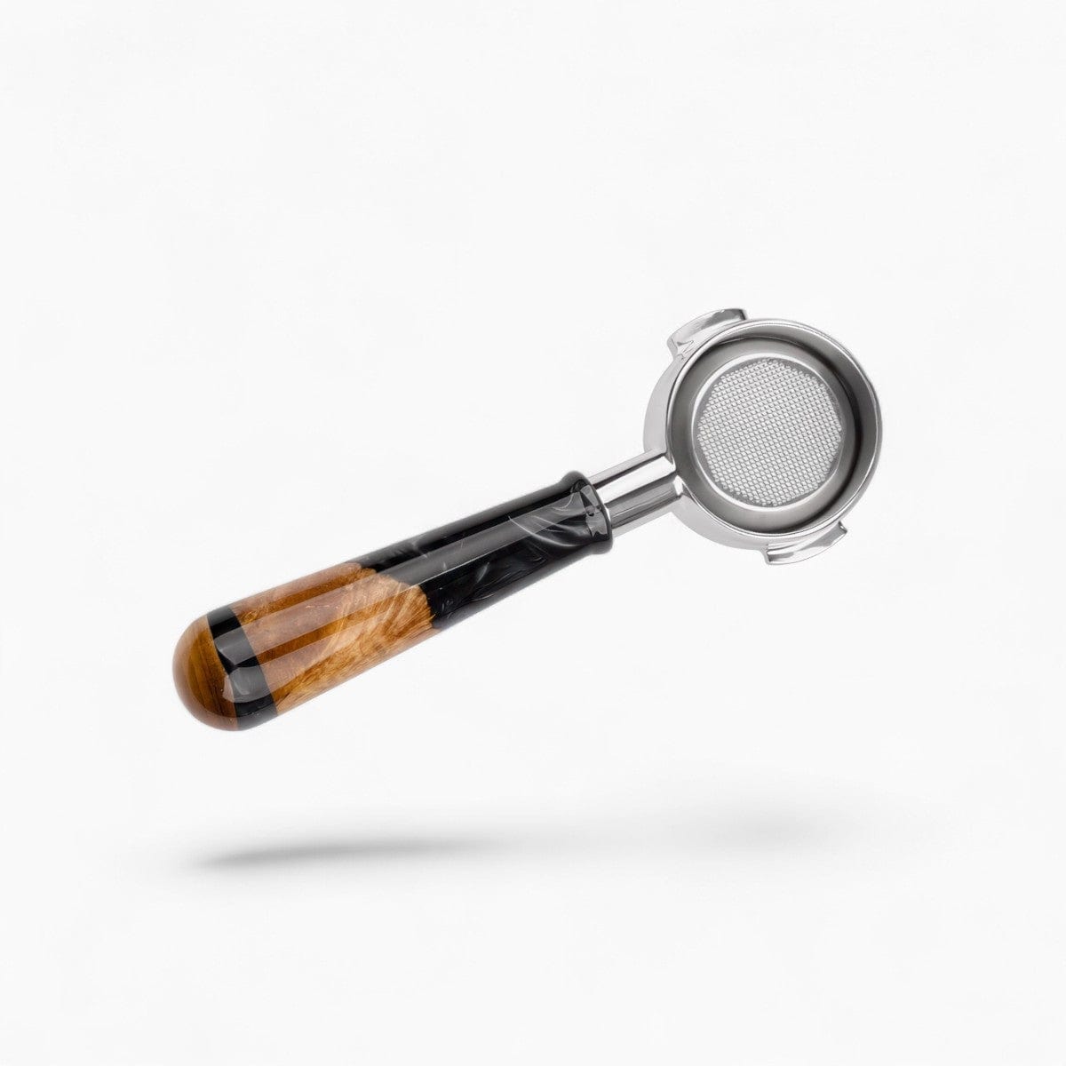 Walnut & Resin Handle Bottomless Portafilter