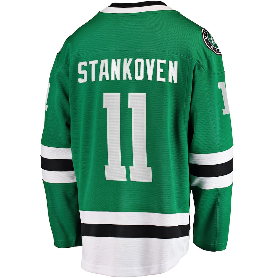 Logan Stankoven Dallas Stars   Premier Breakaway  Jersey - Kelly Green