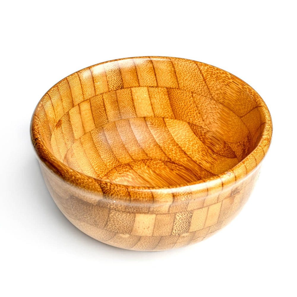 Handcrafted Bamboo Serving Bowl