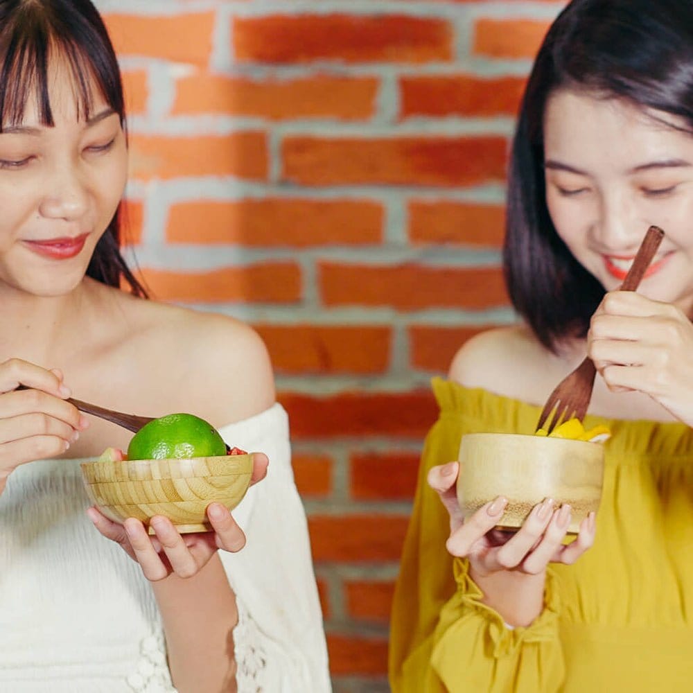 Handcrafted Bamboo Side Dish Bowl