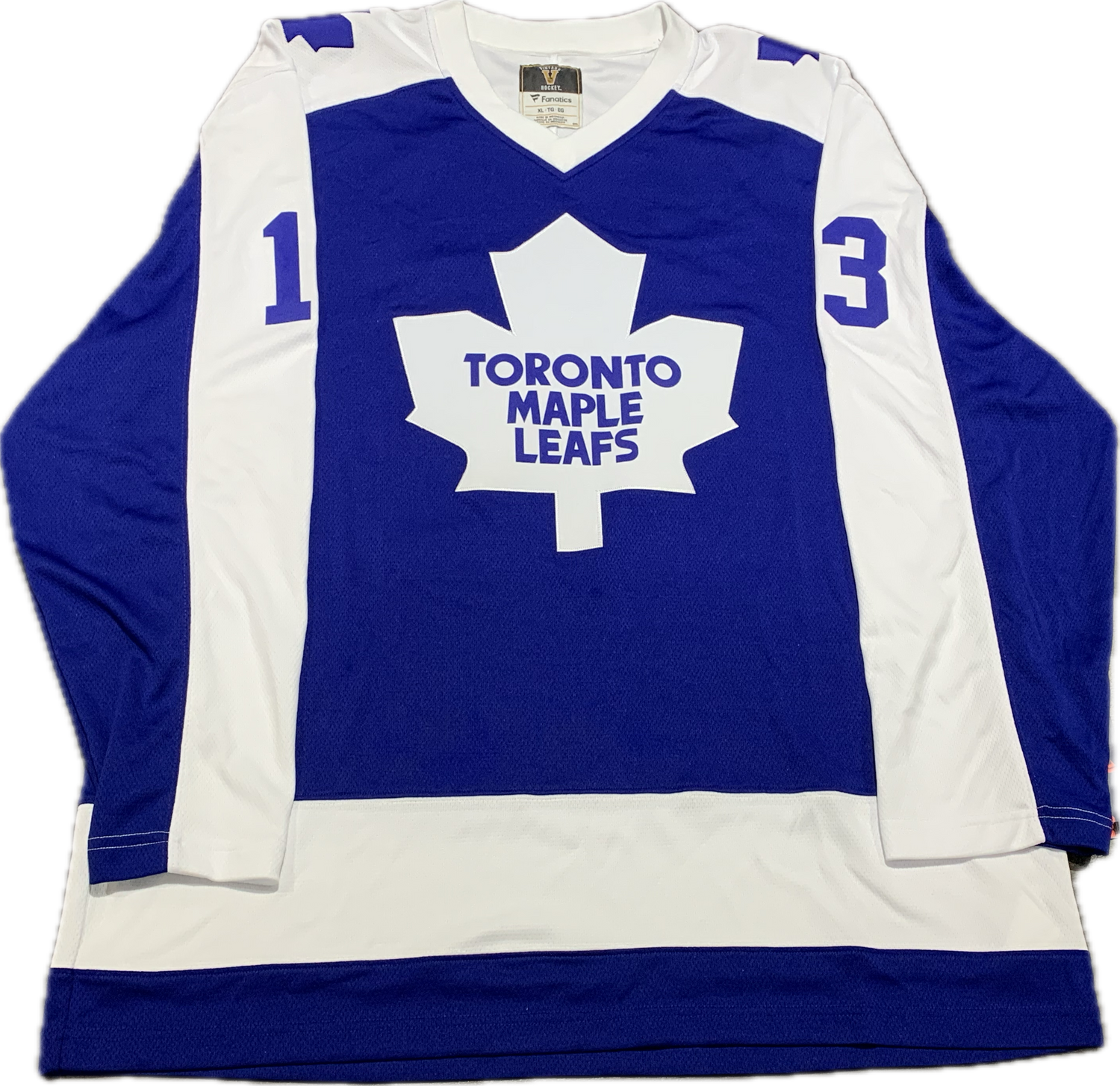 Mats Sundin Signed Toronto Maple Leafs Vintage Fanatics NHL Hockey Jersey - With COA & Hologram