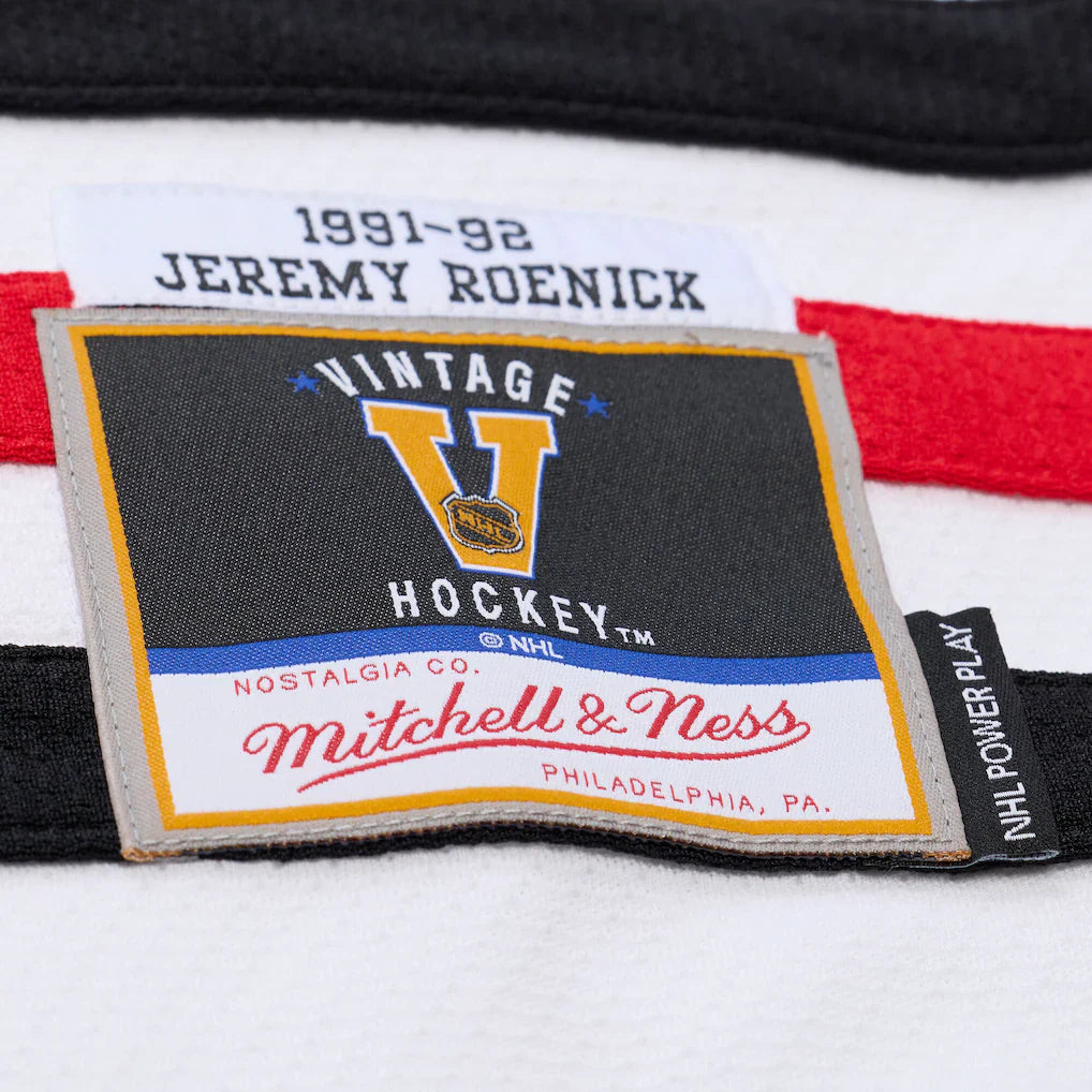 Men's Jeremy Roenick Chicago Blackhawks White 1991-92 Power Play Jersey