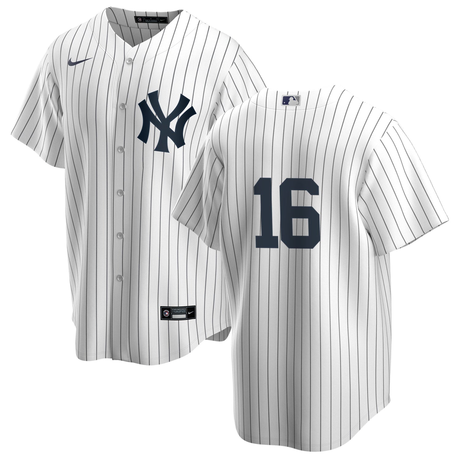 Men's Nike Whitey Ford #16 White New York Yankees Home Player Jersey
