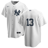 Men's Nike Jazz Chisholm #13 White New York Yankees Home Player Jersey