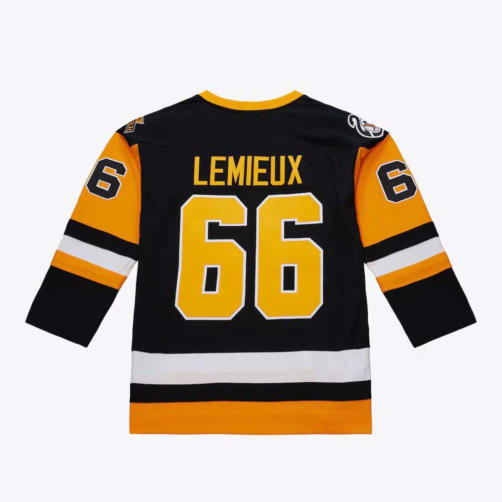Men's Mario Lemieux Pittsburgh Penguins 1991-92 Black Power Play Player Jersey