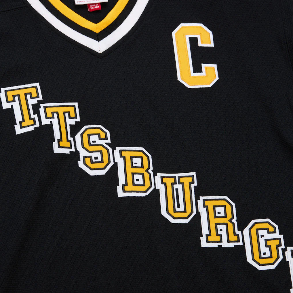 Men's Mario Lemieux Pittsburgh Penguins 1992-93 Black Power Play Player Jersey