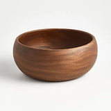 Medium Acacia Wood Serving Bowl – 10.5 Inch