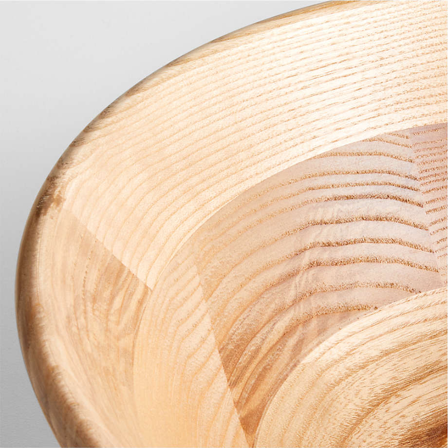 Medium Ash Wood Serving Bowl – 12 Inch