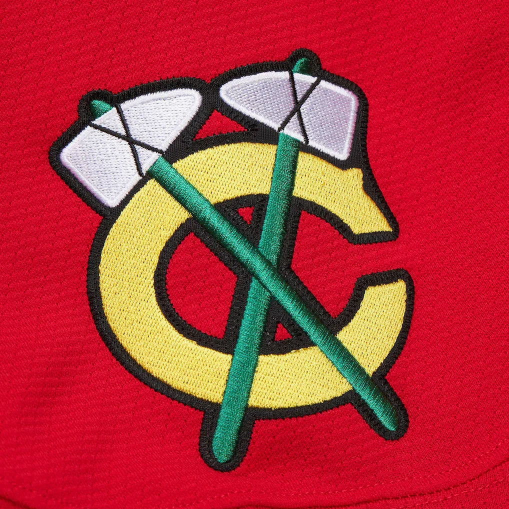 Men's Chicago Blackhawks Chris Chelios Red 1991-92 Power Play Jersey