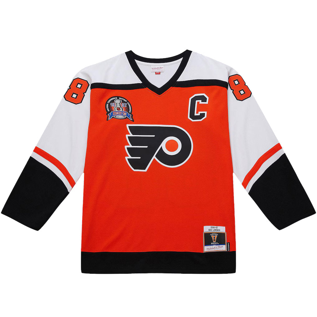Men's Eric Lindros Philadelphia Flyers 1996-97 Orange Power Play Jersey