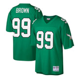 Men's Jerome Brown Philadelphia Eagles 1990 Green Mitchell & Ness Legacy Jersey