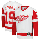 Men's Steve Yzerman Detroit Red Wings 1983-84 White Mitchell & Ness Power Play Jersey