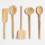 Olivewood Utensil Set – 5 Piece Handcrafted Wooden Kitchen Tools