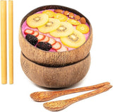 Palm Coconut Bowl Kitchen Serve Set of 2