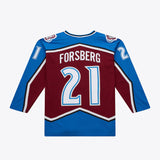 Men's Peter Forsberg Colorado Avalanche 1995-96 Burgundy Power Play Player Jersey