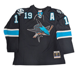 Men's Joe Thornton San Jose Sharks 2009-10 Black Power Play Player Jersey
