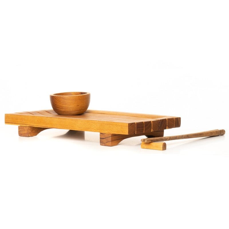 Teak Wood Sushi Serving Tray