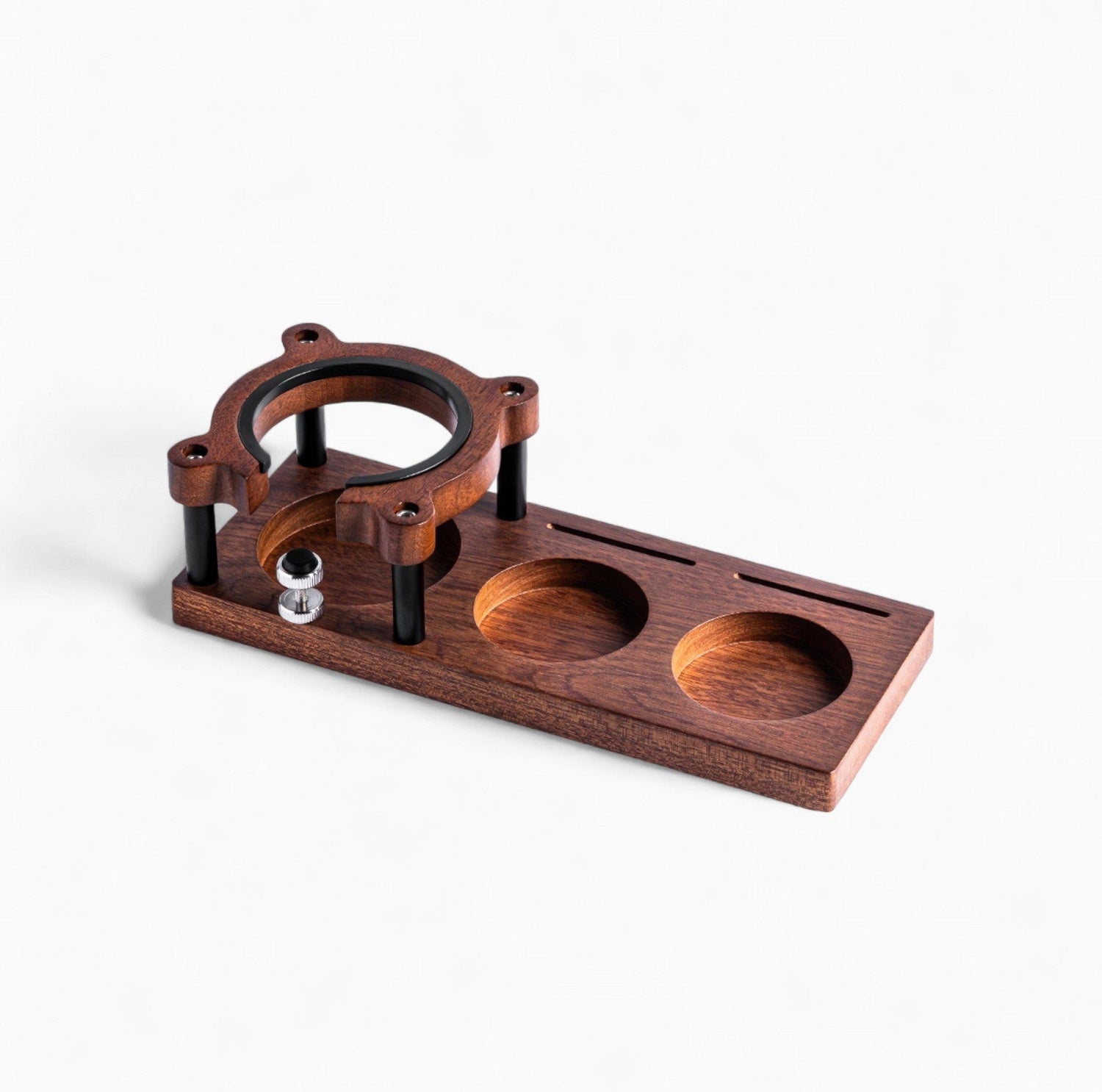 Sapele Wood Espresso Tamper Holder