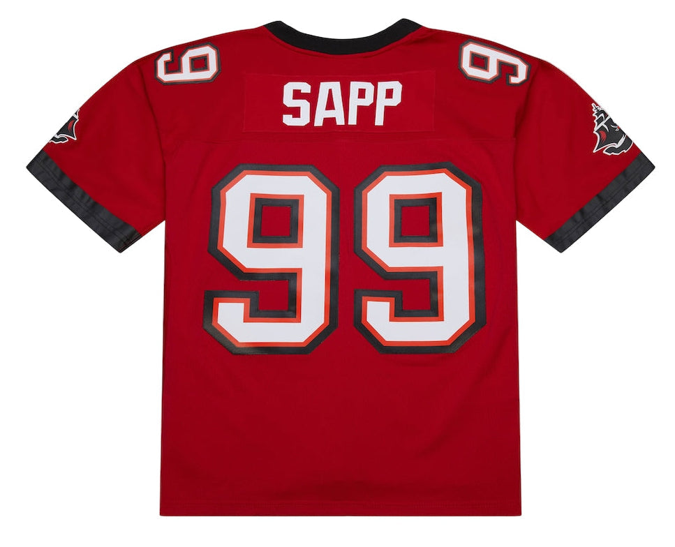 Warren Sapp Tampa Bay Buccaneers 2002 Mitchell & Ness Legacy Jersey - Red