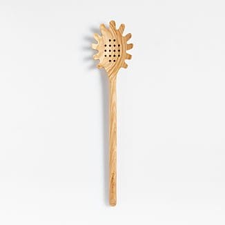 Wooden Spaghetti and Noodle Server