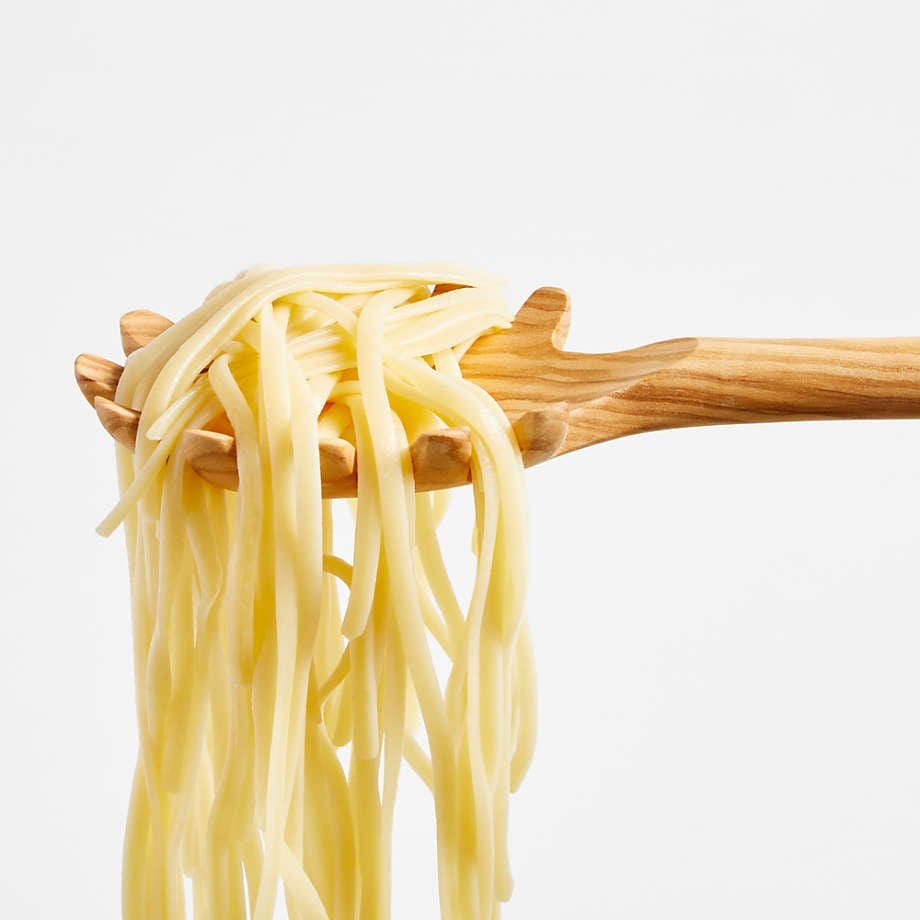 Wooden Spaghetti and Noodle Server